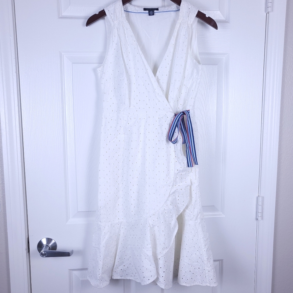 Tommy Hilfiger Sleeveless Wrap Dress